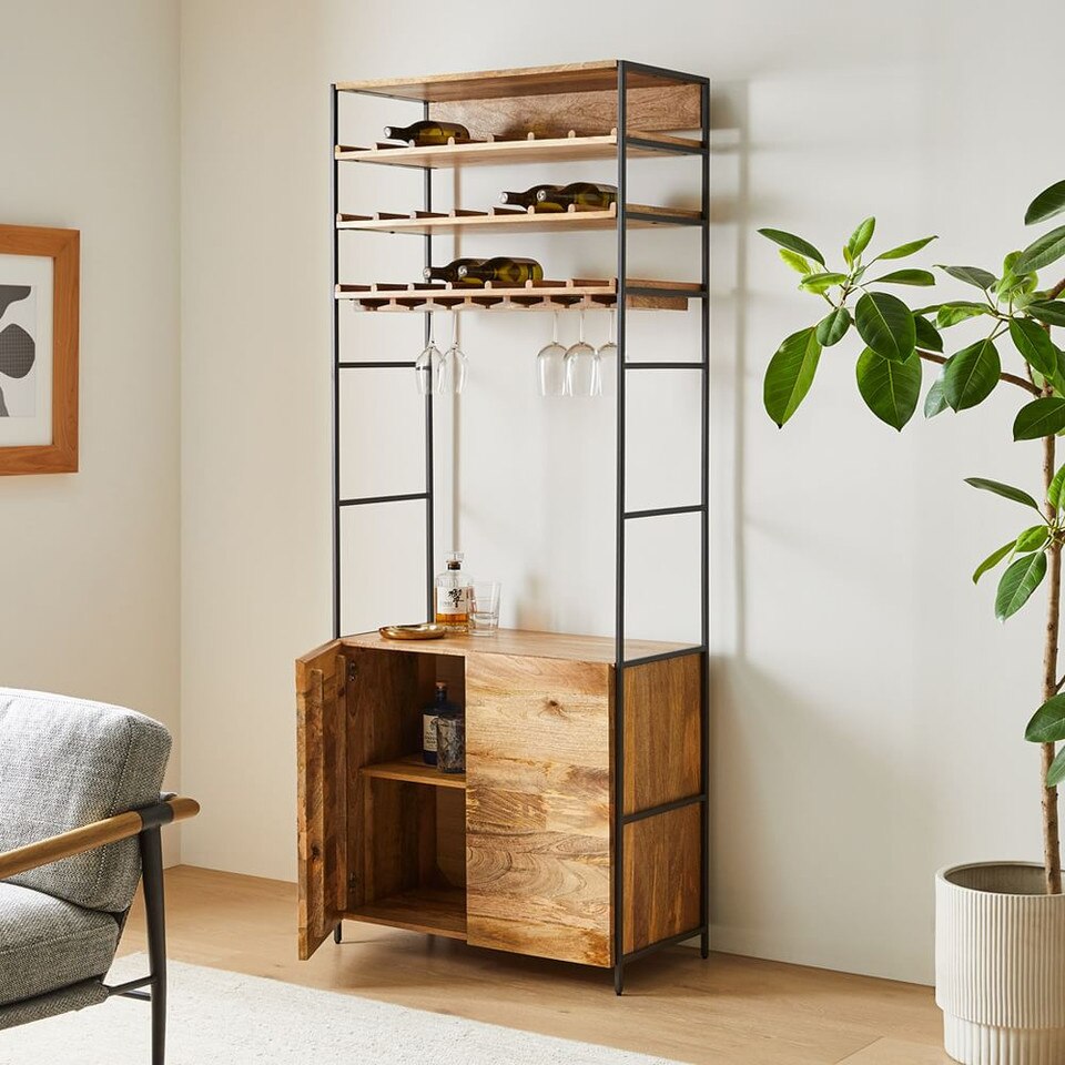 Industrial Wine Rack West Elm UK